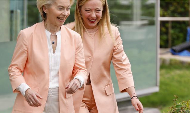 VON DER LEYEN E IL “NODO-MELONI”