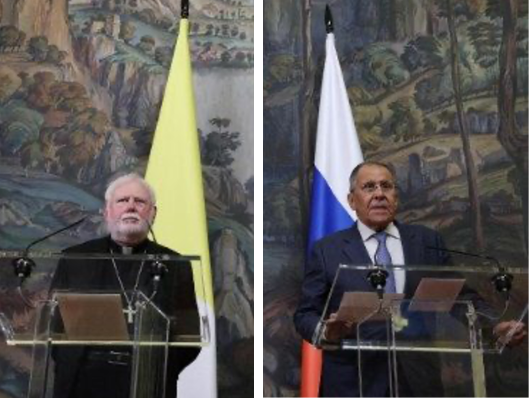 Mosca/L’inviato del Papa incontra Lavrov e apre il dialogo