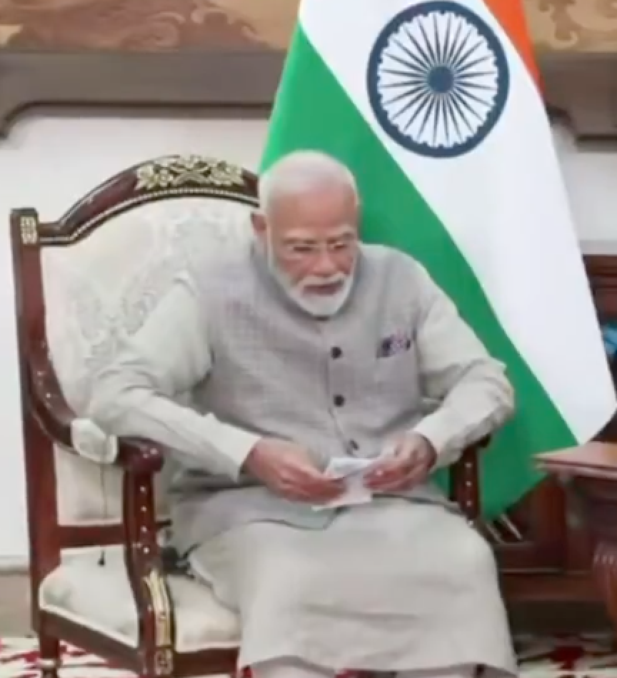 Modi bacchetta Putin in diretta mondovisione